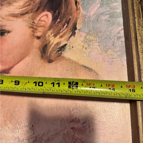 Large Portrait of a little girl 24”x20 shabby chic - Picture 7 of 14